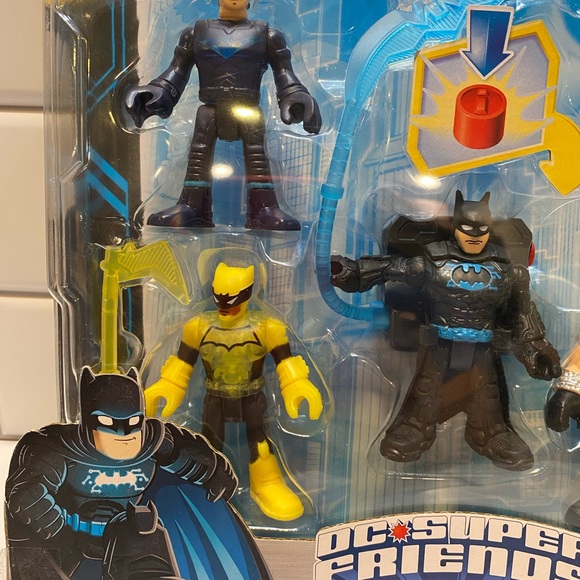 Fisher Price Imaginext DC Super Friends Bat Tech Multi Pack Set 5 Figures - Picture 2 of 7
